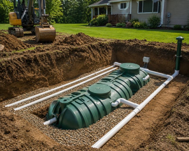 Sewage System Installation in Austin, TX