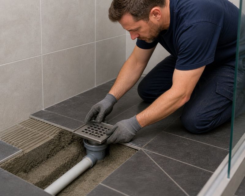 Linear Drain Installation in Denver, CO